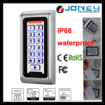 IP68 Waterproof Metal Access Controller with Keypad